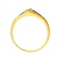 Pierścionek zaręczynowy z żółtego złota z brylantem 0,17ct - PB/016b